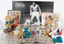1970s-2000s Massive Sports Memorabilia Collection  Lot of 5,000+ w/ Trading Cards, Apparel, Seat Cushions, Posters, Commemorative Items & More