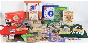1970's-2000's Massive Sports Memorabilia Collection  Lot of 5,000+ w/ Trading Cards, Apparel, Seat Cushions, Posters, Commemorative Items & More
