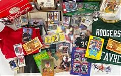 1970's-2000's Massive Sports Memorabilia Collection  Lot of 5,000+ w/ Trading Cards, Apparel, Seat Cushions, Posters, Commemorative Items & More
