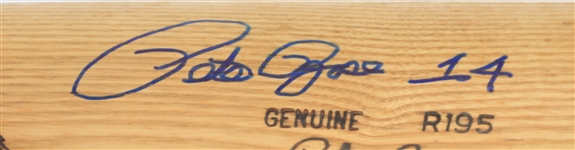 1977-79 Pete Rose Cincinnati Reds Signed H&B Louisville Slugger Professional Model Bat (MEARS LOA) *JSA*