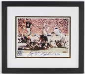 1990s Walter Payton Chicago Bears Signed & "Sweetness 16,726" Inscribed 14" x 16" Framed Photo (Steiner)