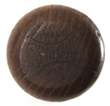 1912 Frank Schulte Chicago Cubs Spalding Autograph Store Model Bat  