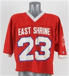 1988 Jamie Morris Michigan Wolverines East Shrine Game Jersey (MEARS LOA)