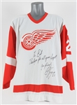 1995-96 Bob Errey Detroit Red Wings Signed Home Jersey (MEARS LOA/Beckett)