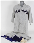 1994 New York Yankees Mitchell & Ness Flannel Uniform Used in Cobb Motion Picture (MEARS LOA)