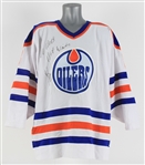 1989 Joe Murphy Edmonton Oilers Signed Home Jersey (Beckett)