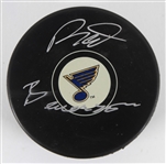 1967-71, 74-78 Red Berenson St. Louis Blues Autographed Hockey Puck (JSA)