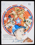 1976 Billy Travers Milwaukee Brewers and More Signed Official Program (JSA)