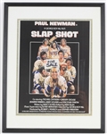1977 Slap Shot 15" x 19" Framed Movie Poster