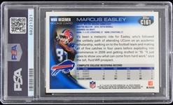 2010 Marcus Easley Buffalo Bills Topps Chrome Trading Card #C161 Graded NM-MT 8 (PSA Slabbed)