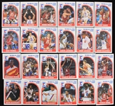 1989-1990 Michael Jordan Chicago Bulls Karl Malone Utah Jazz Earvin Johnson Los Angeles Lakers Akeem Olajuwon Houston Rockets Mark Price Cleveland Cavaliers and More NBA Hoops Trading Cards (Lot of...