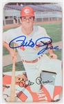 1971 Pete Rose Cincinnati Reds Autographed 3"x5" Topps Trading Card #20 (JSA)