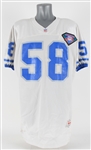 1993-94 Detroit Lions #58 Johnson Road Jersey (MEARS LOA)