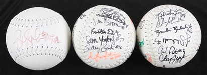 1990's-2000's Baseball Softball Golf Ball Collection - Lot of 12 w/ Jennie Finch Signed, Betsy King Signed, Ozzie Smith Commemorative & More (JSA)