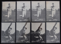 1954-56 Warren Spahn Eddie Mathews Milwaukee Braves 4" x 6" Spic N Span Postcards - Lot of 8