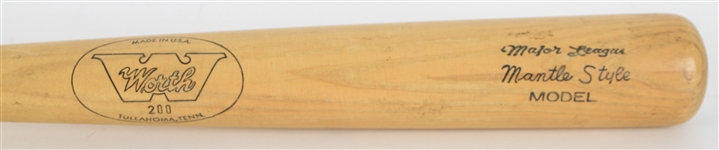 1960s Mickey Mantle New York Yankees Worth Store Model Bat 