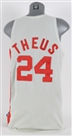 1988-89 Reggie Theus New Jersey Nets Tribute Uniform (MEARS LOA)
