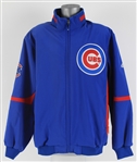 2010 Derrek Lee Chicago Cubs Game Worn Warm Up Jacket (MEARS LOA/MLB Hologram)