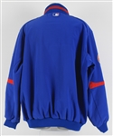 2010 Derrek Lee Chicago Cubs Game Worn Warm Up Jacket (MEARS LOA/MLB Hologram)