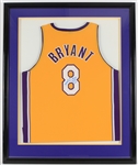 1996-2016 Kobe Bryant Los Angeles Lakers Signed 34x41 Framed Jersey (JSA)