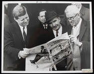 1960s President John F. Kennedy 8"x10" B&W Sporting News Photo
