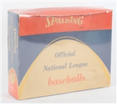 1958-69 Spalding Official National League Warren Giles Empty Baseball Carton 