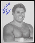 1985-1988 "Jumpin" Jim Brunzell Autographed 8"x10" B&W Photo (JSA)