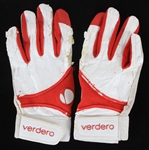 2009-11 Ivan Rodriguez Attributed Verdero Batting Gloves (MEARS LOA)