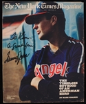 1983 Tommy John California Angels Signed Sporting News