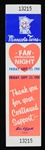 1981 Minnesota Twins Full Game Ticket