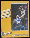 1986 Marquette University vs North Carolina Game Program