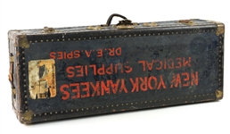1934-36 Edwin A. Spies New York Yankees Team Physician 15.5" x 39" x 10.5" Medical Supply Travel Trunk (MEARS LOA)