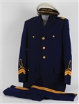 1930's-60's Andy Frain Chicago Cubs Wrigley Field Usher's Uniform w/ Pants, Jacket & Hat (MEARS LOA)
