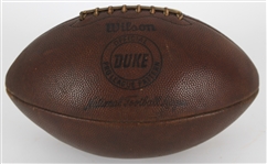 1960's Wilson The Duke Game Used Football (MEARS LOA)