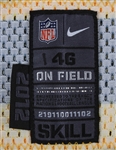 2012 Antonio Brown Pittsburgh Steelers Throwback Jersey (MEARS LOA) 