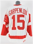 1990-91 Johan Gerpenlov Detroit Red Wings Signed Home Jersey (MEARS LOA/Beckett)