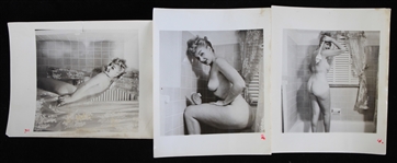1950s-60s 3"x4" B&W Unknown Female Photos (Lot of 3)