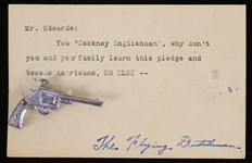 1940s Flying Dutchman Message with Revolver Charm