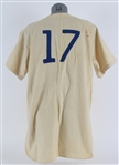 1949 Jess Dobernic Chicago Cubs Game Worn Home Jersey (MEARS LOA)