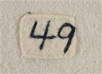 1949 Jess Dobernic Chicago Cubs Game Worn Home Jersey (MEARS LOA)