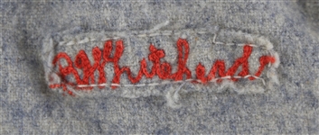 1942 Burgess Whitehead New York Giants Team Prepared Road Jersey (MEARS LOA)