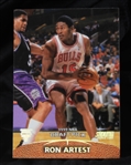 1999-2001 Ron Artest Chicago Bulls Signed Warm Up Jacket (MEARS LOA/JSA)