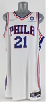2021-22 Joel Embiid Philadelphia 76ers Association Edition Jersey (MEARS A10/Fanatics)