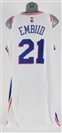 2021-22 Joel Embiid Philadelphia 76ers Association Edition Jersey (MEARS A10/Fanatics)