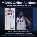 2021-22 Joel Embiid Philadelphia 76ers Association Edition Jersey (MEARS A10/Fanatics)