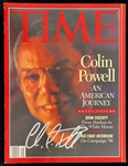 1995 Colin Powell Autographed Time Magazine (JSA)