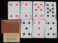 1977 Babe Ruth and Lou Gehring New York Yankees Trading Card Playing Cards and More (Lot of 9)
