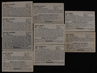 1952 Lou Groza Cleveland Browns Doak Walker Detroit Lions and More Bowman Trading Cards (Lot of 9)