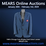 1980s Chicago Cubs Wrigley Field Ushers Jacket (MEARS LOA)
