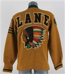 1940s Lane Tech Indians Letter Sweater w/ Health Patch 